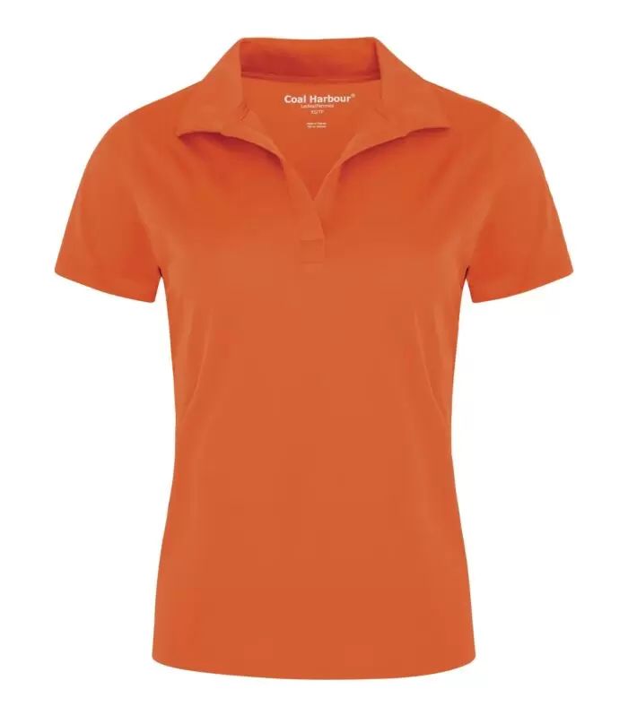 Coal Harbour Snag Resistant Ladies Sport Shirt in Orange