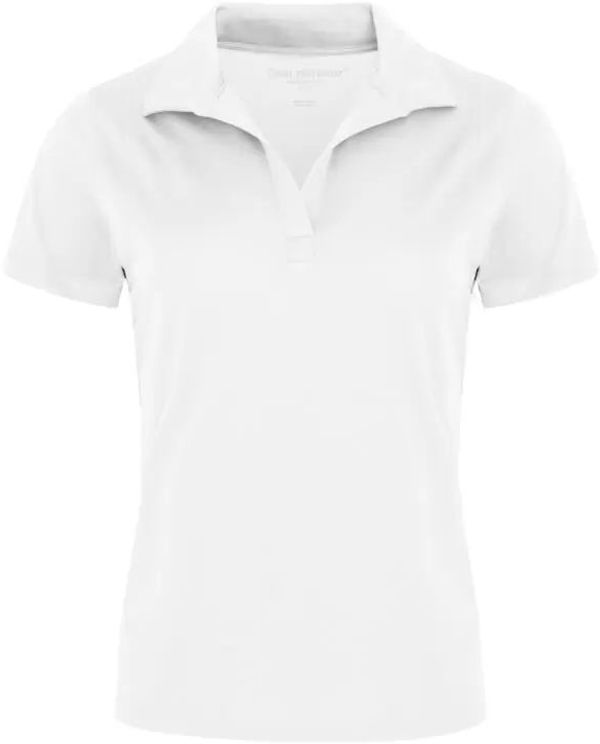 Am image of a Custom Coal Harbour Snag Resistant Ladies Sport Shirt in White!