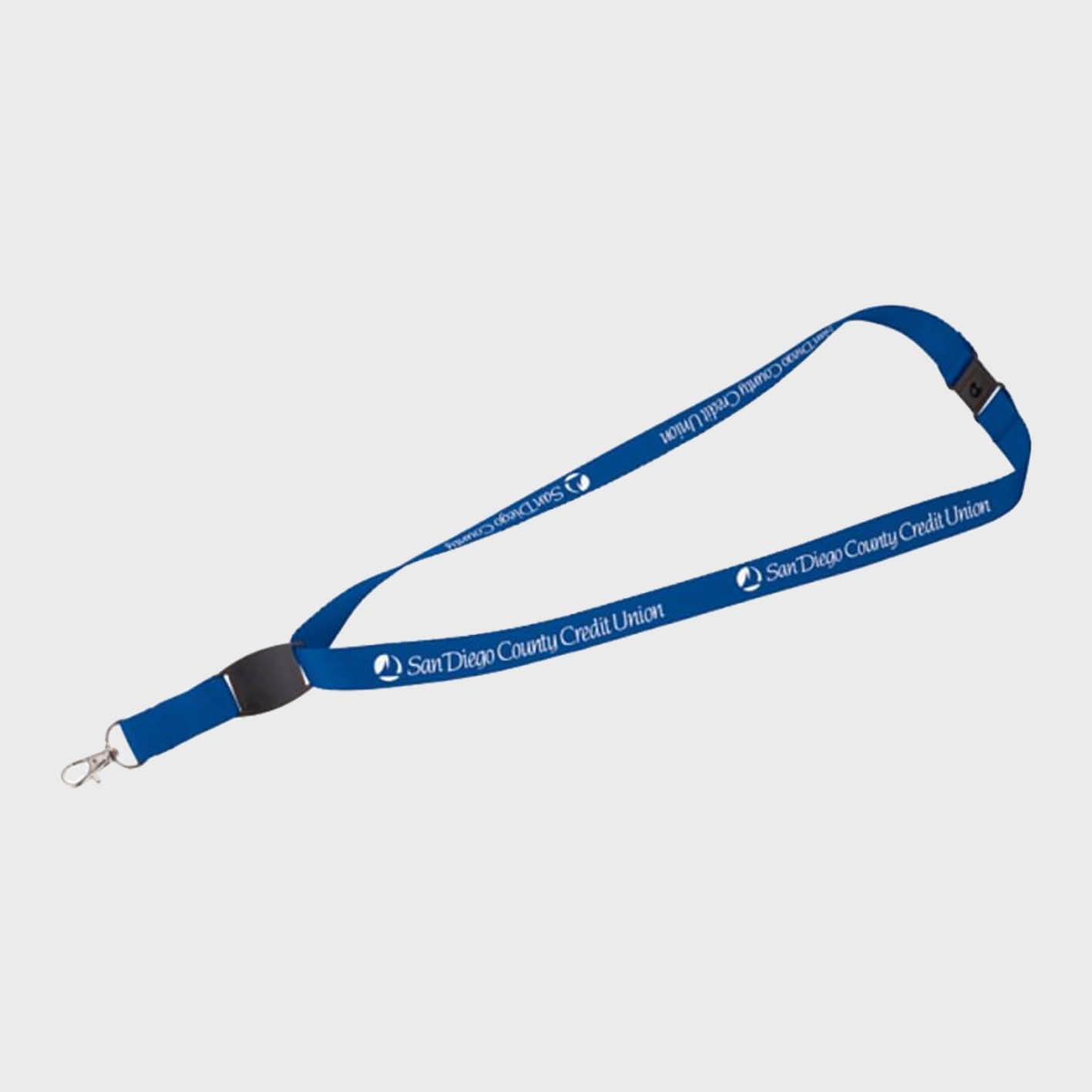 An image of custom lanyards that you can print your logo on!
