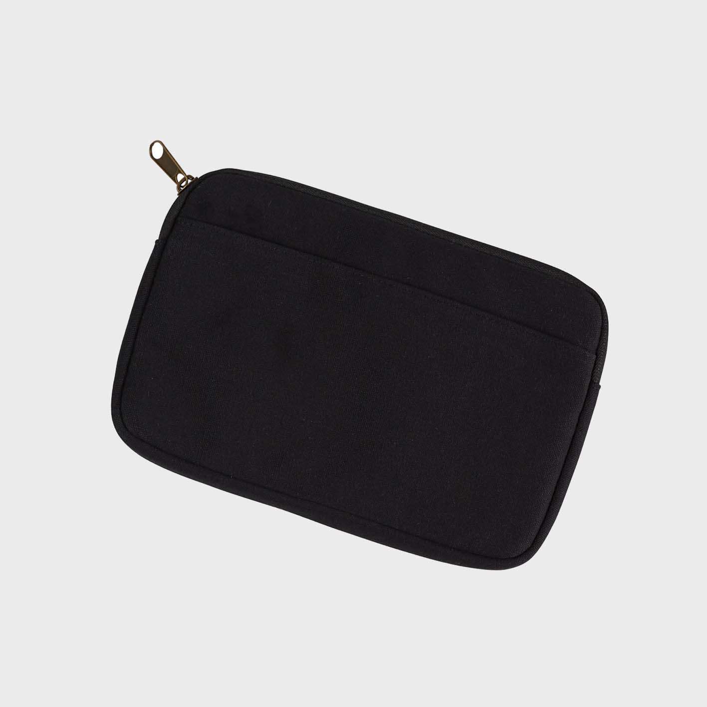 An image of a laptop and tablet sleeve that you can screen print or embroider on!