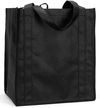 Am image of a Custom Liberty Bags Reusable Shopping Bag in Black!