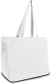Am image of a Custom Liberty Bags Reusable Shopping Bag in White!