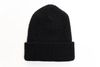 Am image of a Custom Beaniiez Leery Waffle Acrylic Toque in Black!