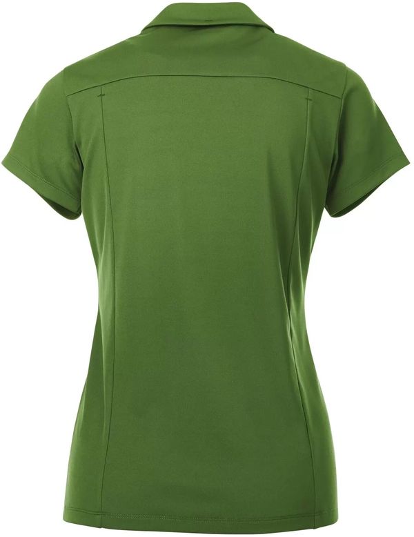 Am image of a Custom Ogio Ladies Framework Polo in Gridiron Green!