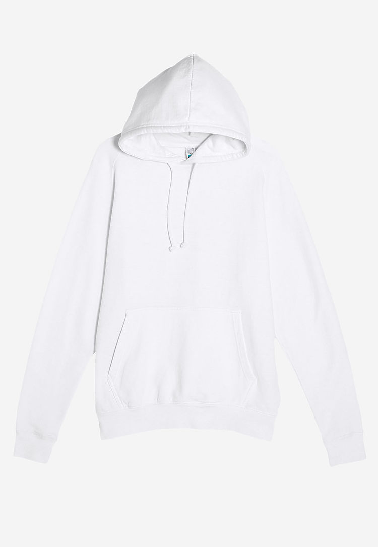 Lane 7 French Terry Hoodie in White