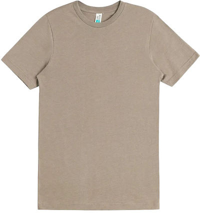 Am image of a Custom Lane Seven Deluxe CVC Tee in Brown Heather!