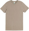Am image of a Custom Lane Seven Deluxe CVC Tee in Brown Heather!