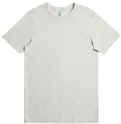 Am image of a Custom Lane Seven Deluxe CVC Tee in Oatmeal Heather!