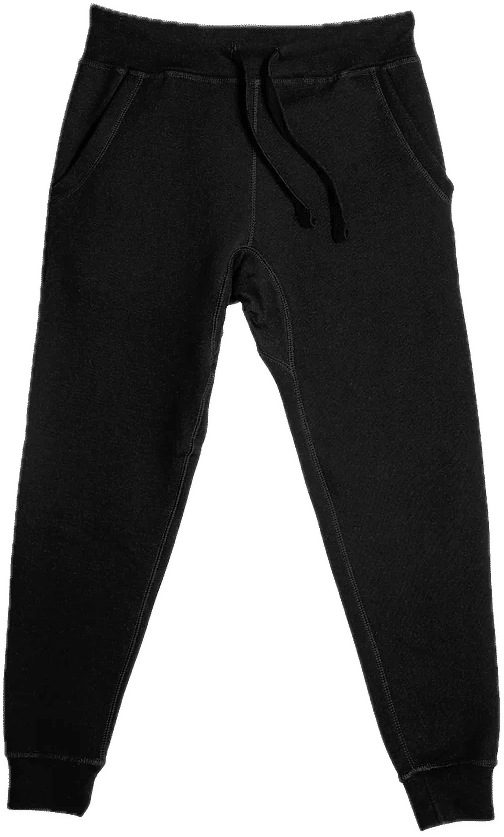 Lane 7 Premium Fleece Joggers in Black