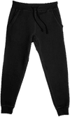 Am image of a Custom Lane 7 Premium Fleece Joggers in Black!