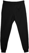 Am image of a Custom Lane 7 Premium Fleece Joggers in Black!