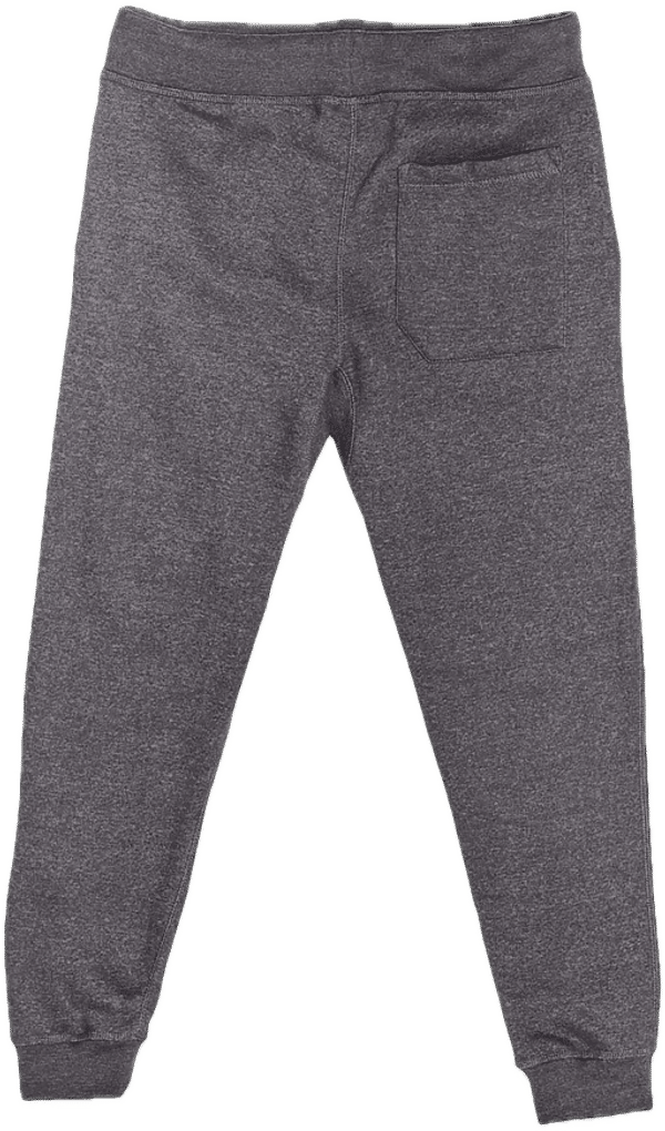 Am image of a Custom Lane 7 Premium Fleece Joggers in Charcoal Heather!