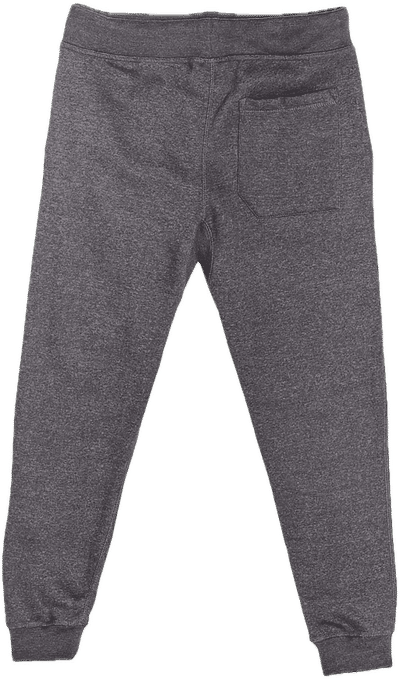 Am image of a Custom Lane 7 Premium Fleece Joggers in Charcoal Heather!