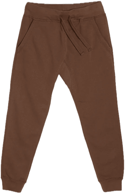 Lane 7 Premium Fleece Joggers in Chestnut
