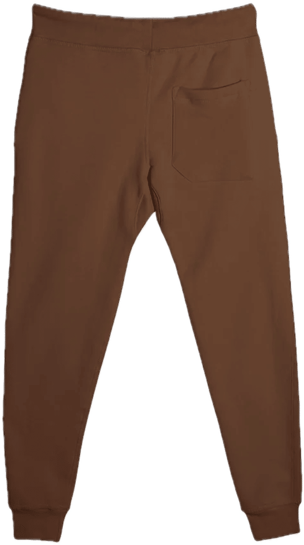An image of a Custom Lane 7 Premium Fleece Joggers in Chestnut!