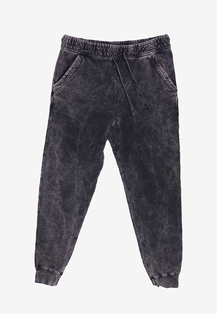 Lane 7 Vintage Joggers in Vintage Cloud Black