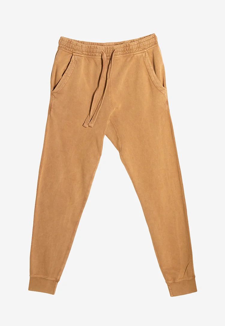 Lane 7 Vintage Joggers in Vintage Camel