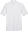 Am image of a Custom Harriton Men's 5.6 oz. Easy Blend™ Polo in White!