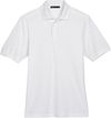 Am image of a Custom Harriton Men's 5.6 oz. Easy Blend™ Polo in White!