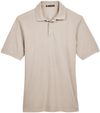 Am image of a Custom Harriton Men's 5.6 oz. Easy Blend™ Polo in Stone!