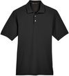 Am image of a Custom Harriton Men's 5.6 oz. Easy Blend™ Polo in Black!