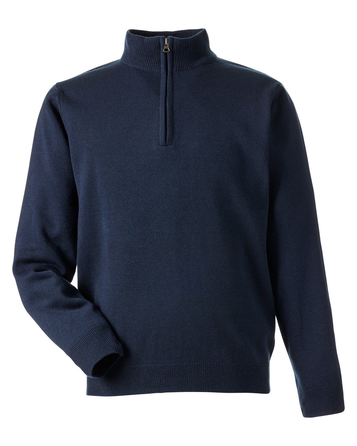 Harriton Unisex Pilbloc™ Quarter Zip Sweater in DARK NAVY