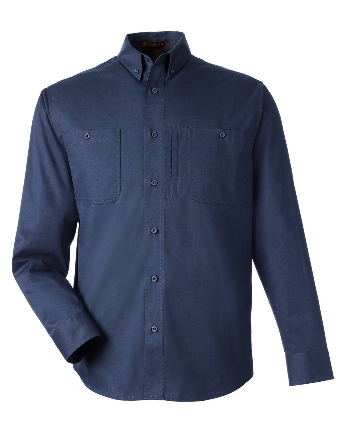 Harriton Men's Advantage IL Long Sleeve Workshirt in DARK NAVY