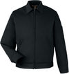 Am image of a Custom Harriton Unisex ClimaBloc Station Jacket in Black!
