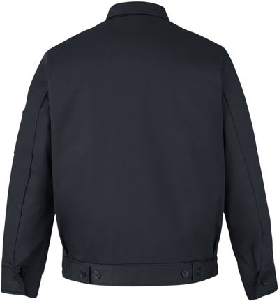 Am image of a Custom Harriton Unisex ClimaBloc Station Jacket in Dark Charcoal!