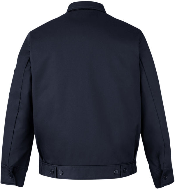 Am image of a Custom Harriton Unisex ClimaBloc Station Jacket in Dark Navy!