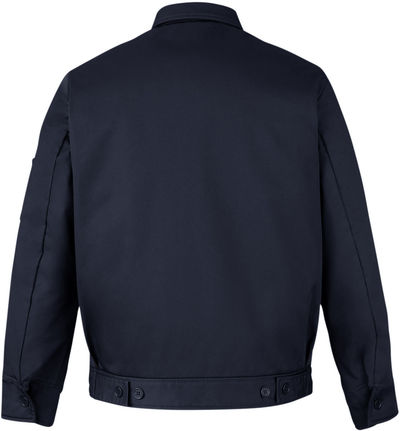 Am image of a Custom Harriton Unisex ClimaBloc Station Jacket in Dark Navy!