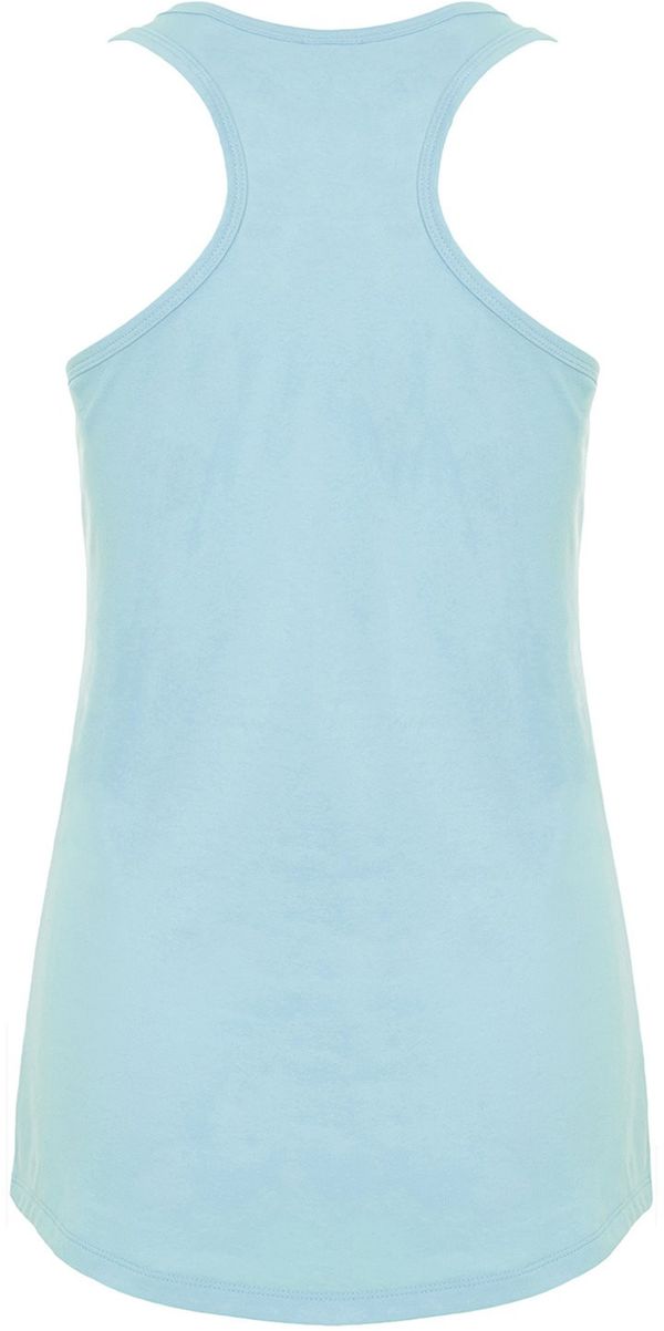Am image of a Custom Next Level Ladies' Ideal Racerback Tank in Cancun!