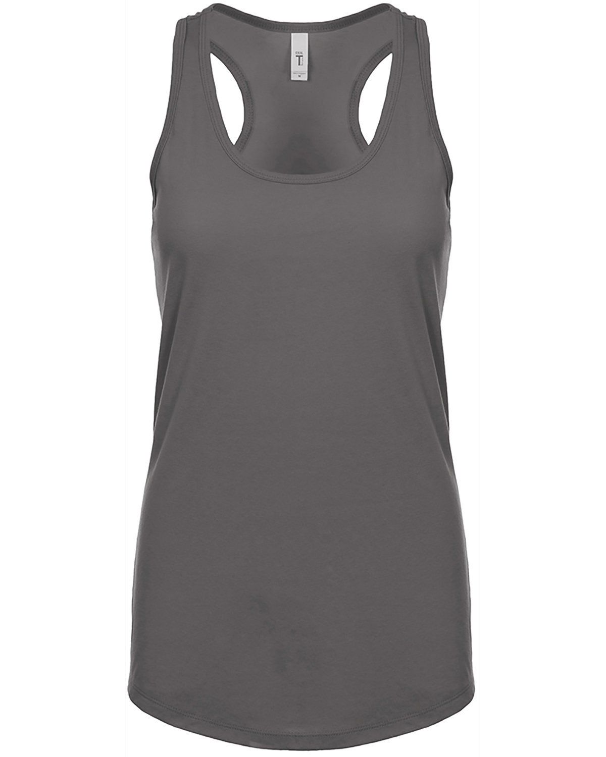 Next Level Ladies' Ideal Racerback Tank in Dark Gray