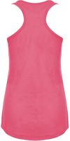 Am image of a Custom Next Level Ladies' Ideal Racerback Tank in Hot Pink!