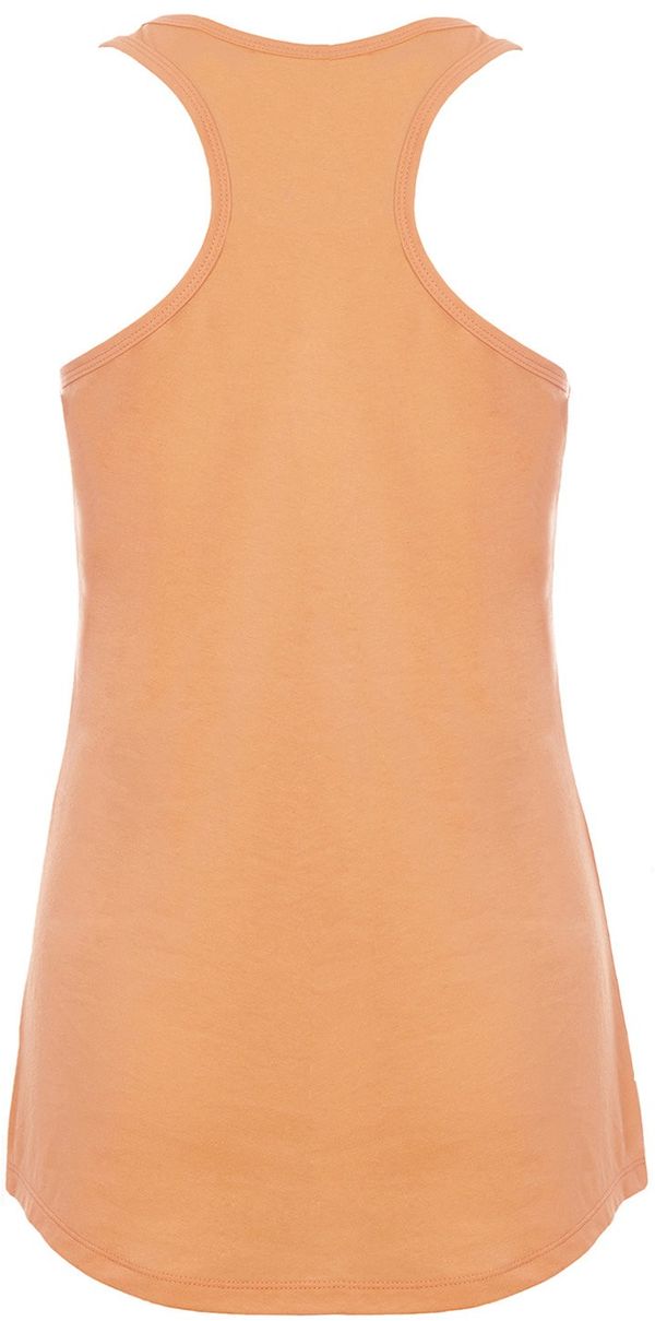 Am image of a Custom Next Level Ladies' Ideal Racerback Tank in Light Orange!