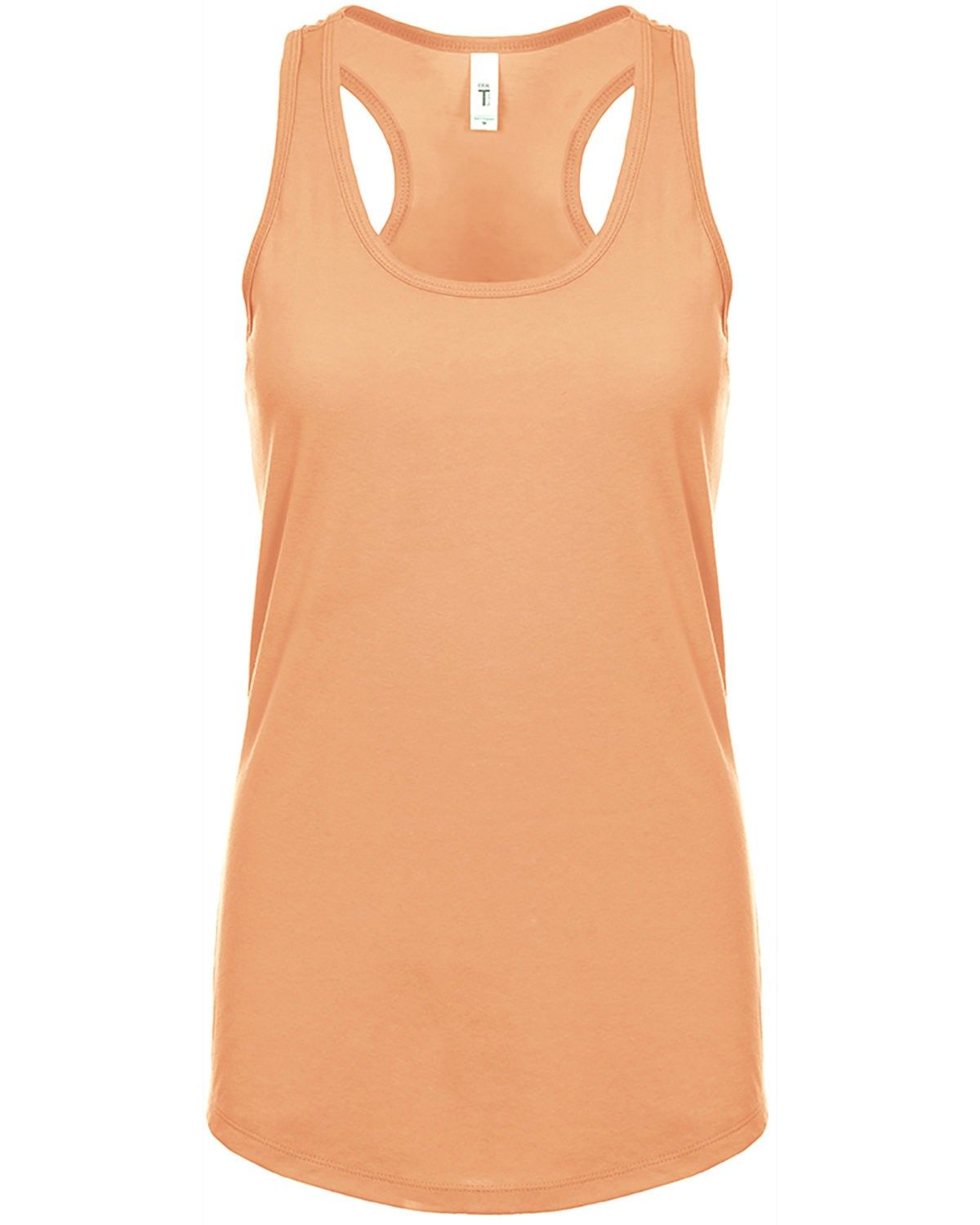 Next Level Ladies' Ideal Racerback Tank in Light Orange
