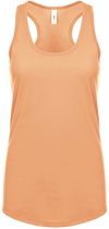 Am image of a Custom Next Level Ladies' Ideal Racerback Tank in Light Orange!