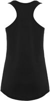 Am image of a Custom Next Level Ladies' Ideal Racerback Tank in Black!