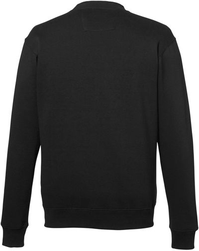 Am image of a Custom Nautica Unisex Anchor Crew Neck Sweatshirt in BLACK!