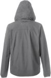 Am image of a Custom Nautica Mens Voyage Raincoat in Graphite!