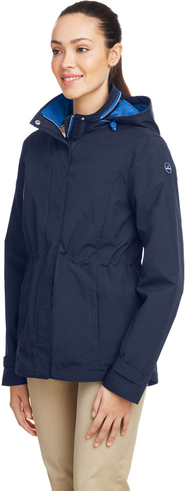 An image of a Custom Nautica Ladies' Voyage Raincoat!