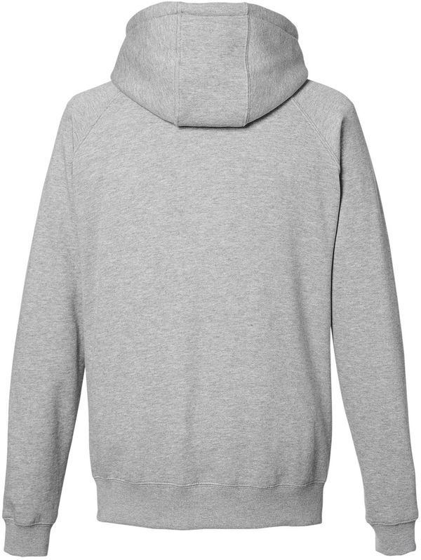 Am image of a Custom Nautica Unisex Anchor Pullover Hooded Sweatshirt in OXFORD HEATHER!