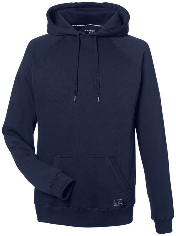 Am image of a Custom Nautica Unisex Anchor Pullover Hooded Sweatshirt in NAUTICA NAVY!