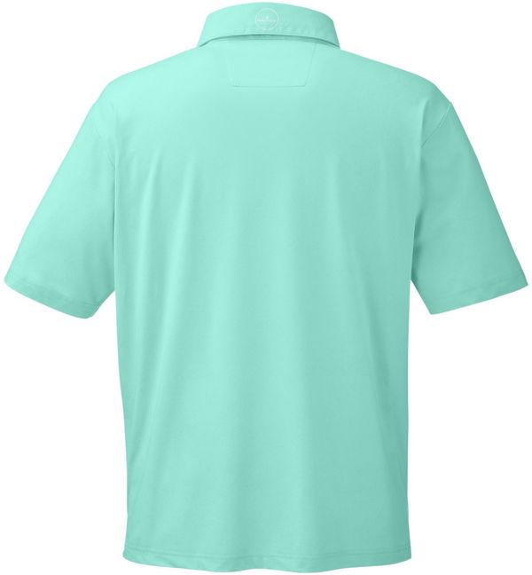 Am image of a Custom Nautica Mens Saltwater Stretch Polo in Cool Mint!