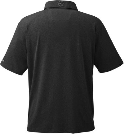 Am image of a Custom Nautica Mens Saltwater Stretch Polo in Onyx!