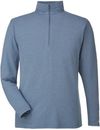 Am image of a Custom Nautica Mens Saltwater Quarter Zip Pullover in Faded Navy!
