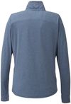 Am image of a Custom Nautica Ladies Saltwater Quarter Zip Pullover in Faded Navy!