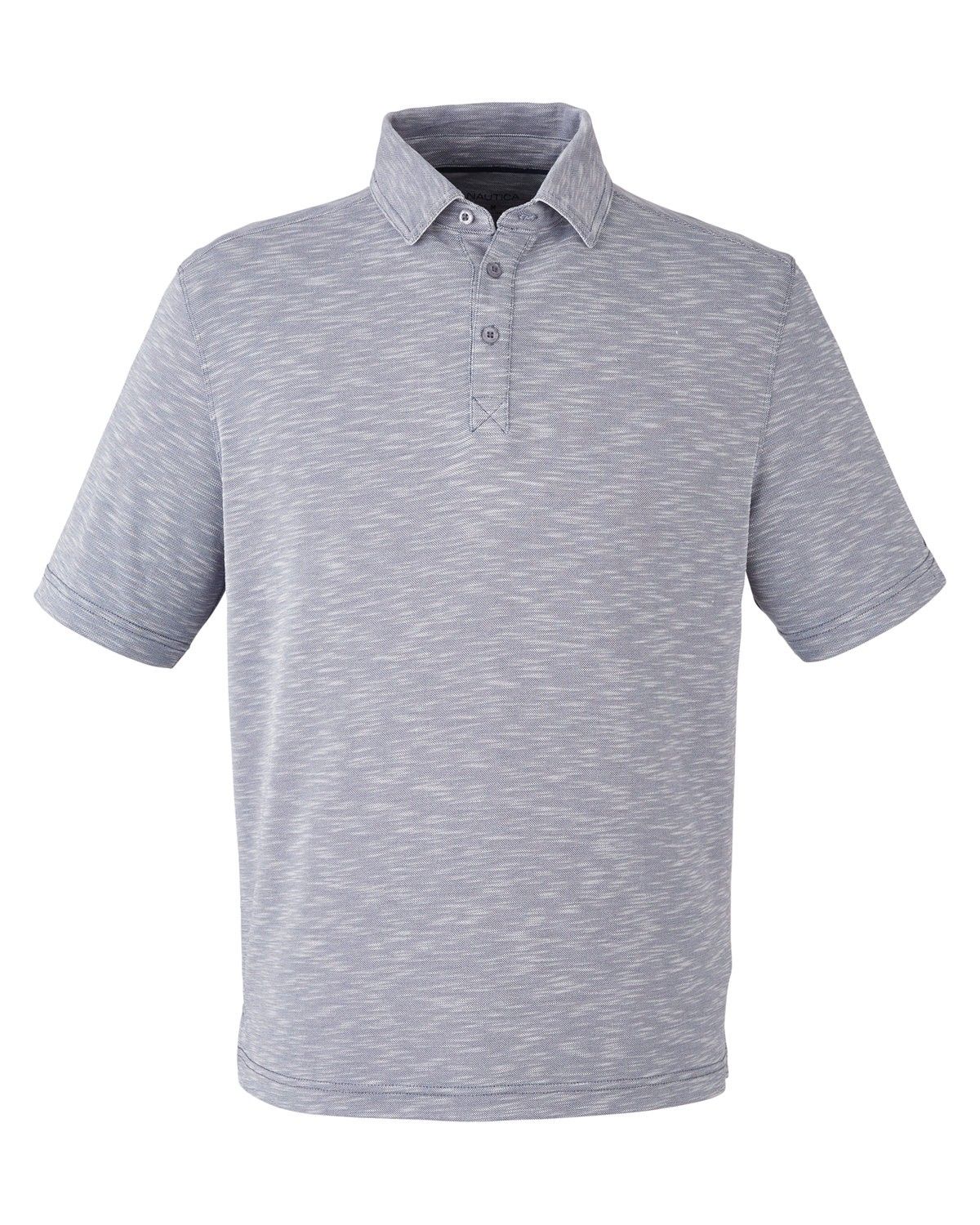 Nautica Mens Sun Surfer Polo in Vintage Pebble