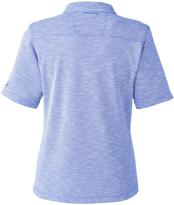Am image of a Custom Nautica Ladies Sun Surfer Polo in Vintage Mavi!