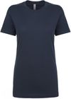 Am image of a Custom Next Level Womens Cotton Short Sleeve Boyfriend Crew in Indigo!
